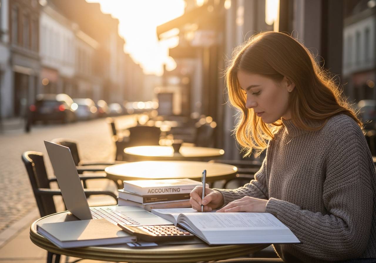 Accounting tutoring session
